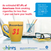 HINTS Data Trends 2008 - 2015
Americans who believe that some types of cigarettes are less harmful than others:
2015: 59.1%
2008: 80.4%
[Footer] Learn more about HINTS and download datasets at https://hints.cancer.gov, Follow us on Twitter